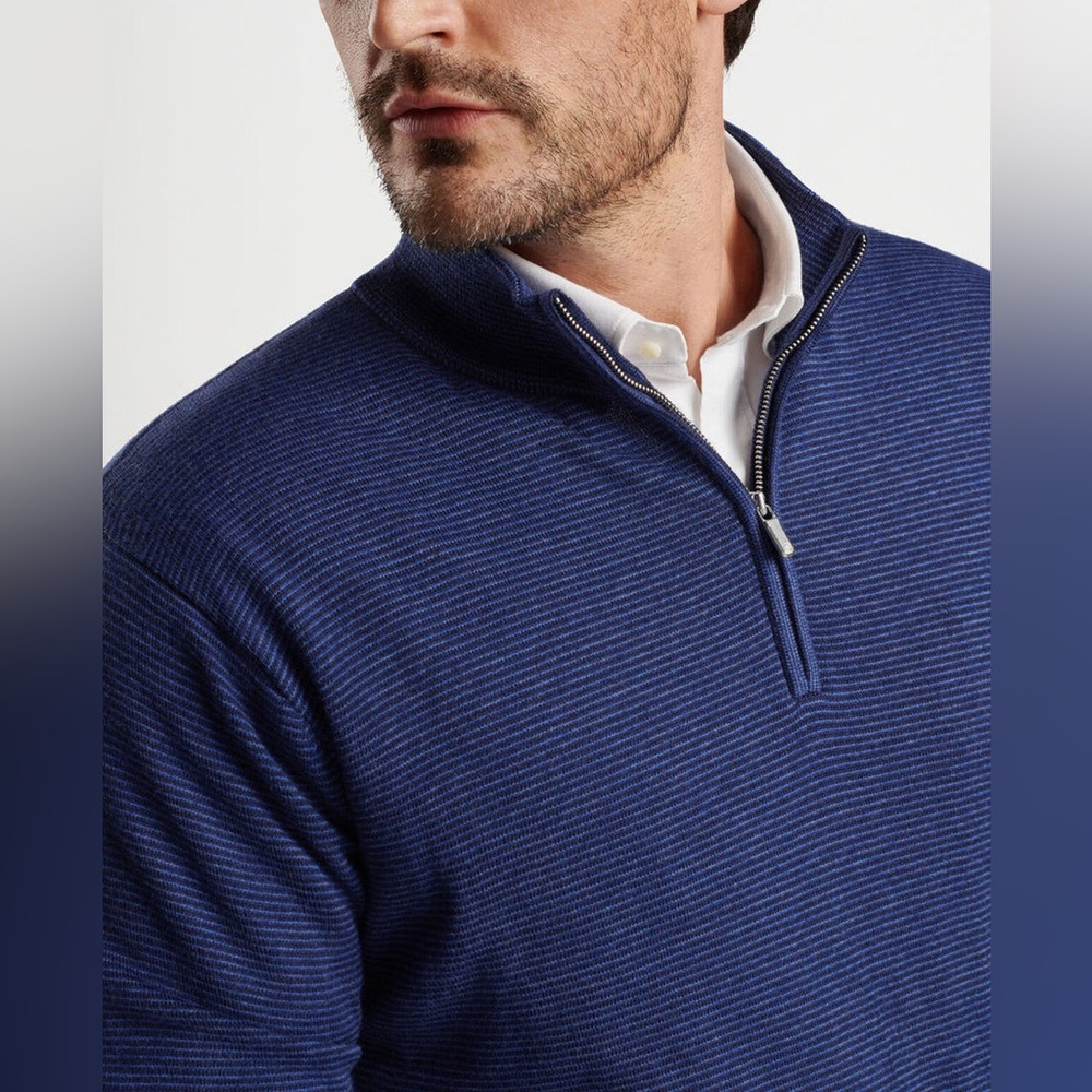 PETER MILLAR
CROWN MEN'S CANTON
STRIPE QUARTER-ZIP
